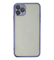 Mey İthalat® iPhone 11 Pro Kılıf Lensli Silikon - Mor
