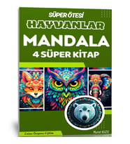 Süper Ötesi Hayvanlar MANDALA Kitap Seti (4 Kitap)