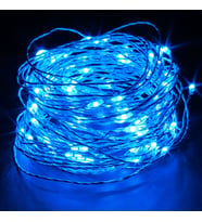 10 METRE BATTERY BLUE LED LİGHT 10 METRE PİLLİ MAVİ LED IŞIK MAVİ PİLLİ IŞIK MAVİ DEKORASYON IŞIĞI