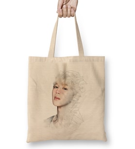 Bts Chim Drawing Effect Army Kpop Bez Çanta Uzun Saplı