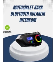 Kablosuz Bluetooth İnterkom IP65 Suya Dayanıklı 40mm HD Ses ve 40 Saat Pil