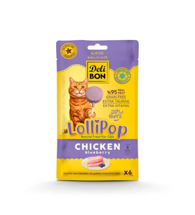 Delibon Lolipop Tavuklu Kedi Ödül Maması 6'lı