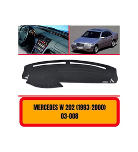 Mercedes -benz W202 1993-2000 Ön Örtüsü Göğüs Panel Torpido Koruma Koruyucu Kılıfı Halısı Yedek