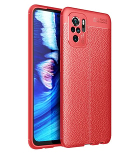 Redmi Note 10 Kılıf Auto Focus Kapak - Kırmızı