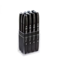 Touch Twin Marker 12 Renk Set MAVİ/YEŞİL GRİLER 