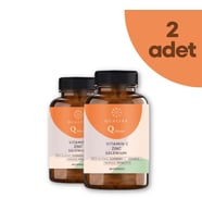 Q More 60 Kapsül Vitamin C-d Propolis Probiyotik Çinko Selenyum Içeren Takviye Edici Gıda 2 li