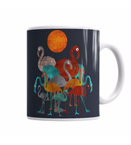 Flamingolar Kupa Bardak Porselen