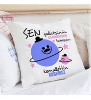 Kişiye Özel Galaksinin En Muhteşem Babası Yastık