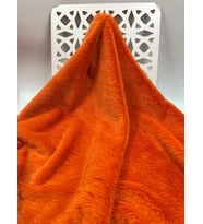 DÜZ TOSCANA PELUŞ KUMAŞ (Turuncu)