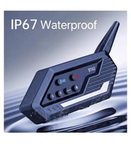 Bt62 Motosiklet Kask Kulaklığı Bluetooth Intercom 2 Intercom Bağlantılı