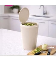 BINO ÇÖP KOVASI 6LT BEJ -100162
