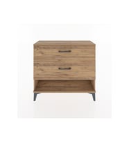 Arges Şifonyer 2 Çekmeceli 88x30x80 Çam-Çam