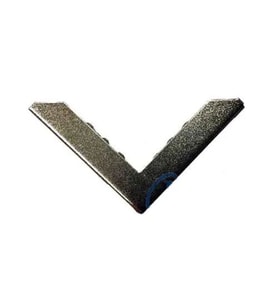 Northcity Köşe Süsü Büyük - 23x40mm Nikel Kaplama, Kitap/Albüm/Kapak Köşesi Koruyucu (10 Adet)
