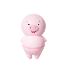 Sevimli Domuz Figür Dil Vibratör Pembe