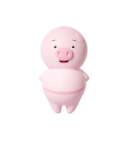 Sevimli Domuz Figür Dil Vibratör Pembe