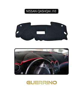 NİSSAN QASHQAI J10 TORPİDO KORUMA HALISI SİYAH KENAR
