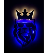 Cool Aslan Led Işıklı Tablo