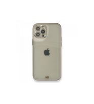 Apple İphone 12 Pro Kılıf Liva Taşlı Silikon - Mor