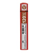 FABER CASTELL 120'Lİ MİN 0.5 2B 60mm UÇ KIRMIZI TÜP