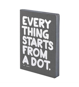Nuuna Graphic A5 Everything Starts From A Dot Noktalı Defter 52156
