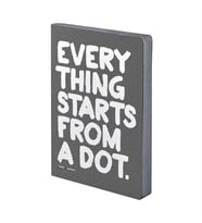 Nuuna Graphic A5 Everything Starts From A Dot Noktalı Defter 52156