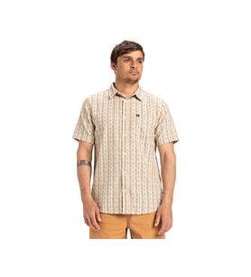 Quiksilver Street Way Ss Erkek Günlük Gömlek EQYWT04608-SFA8 Kahverengi