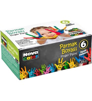 Nova Color Parmak Boyası 6 LI NC-138 (Karışık)