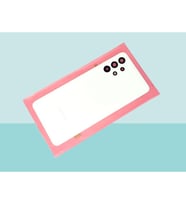 Samsung Galaxy A32 A325 Arka Pil Batarya Kapağı Kapak ( Full Kamera Lensli ) BEYAZ