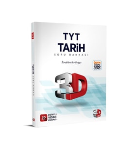 TYT Tarih Güçlendiren Soru Bankası+ 2024 TYT 3D Tarih Soru Bankası