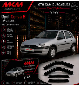 Opel Corsa B (1993-2000) 4'lü Mugen Cam Rüzgarlığı