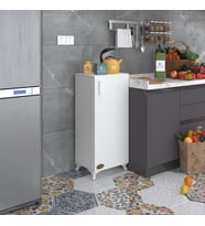 Kenzlife mutfak dolabı mine 088*030*032 byz kapaklı ayaklı banyo evrak ofis kitaplık ayakkabılık kiler