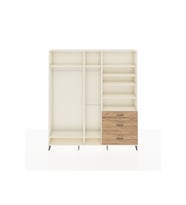 Arges Dolap 9 Raflı 3 Çekmeceli 3 Askılı 220x30x243 Aytaşı-Aytaşı/Çam