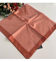 Levidor Premium Monogram Eşarp Nar Çiçeği GX0227