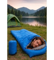 Goocamp -29 °C Su Geçirmeyen Piknik/Kamp/Tatil Uyku Tulumu Mavi