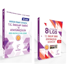 KARE KÖK YAYINLARI LGS 8.SINIF İNKİLAP TARİHİ  MPS KONU ANLATIM + İNKİLAP TARİHİ  20'Lİ DENEME