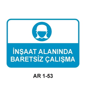 İŞ GÜVENLİĞİ UYARI LEVHASI 1 ADET PVC 21 X 29CM