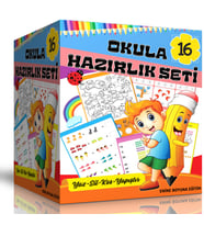 İlkokula Hazırlık Seti (16 Süper Kitap)