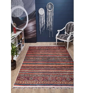 Dijital Kaymaz Yıkanabilir Kırmızı Modern Salon Halısı Mutfak Halısı Koridor Halısı Yolluk HLN5077