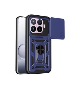 Xiaomi 17T Kılıf Magnetik Standlı Kamera Korumalı Sürgülü Vega Kılıf
