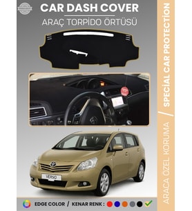 TOYOTA VERSO (2009-2018) Torpido Örtüsü Ön Göğüs Koruma Tam Uyum Kolay Montaj