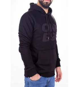 Twister 1931 Siyah Kapüşonlu Erkek Sweatshirt