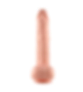 Pembe Tilki Vakum Tabanlı Ten Rengi Realistik Dildo 16cm