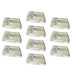 Plastik Şeffaf Beyaz Sup Kaşık - Tatlı Dondurma Kaşığı - 12.5 Cm. - 50 Adetlik 10 Paket