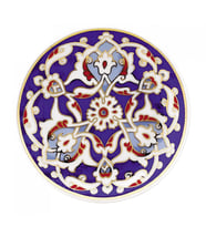 Kütahya Porselen 10 cm El Dekoru Tabak Dekor No 01177 (Karışık)