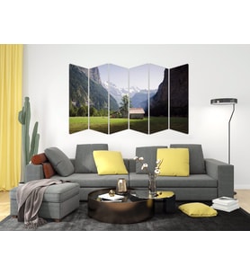 DAĞ EV MANZARA MDF TABLO-3423 MODEL-B