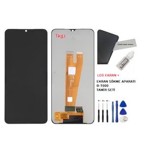Samsung Galaxy A04 - SM-A045 Uyumlu Lcd Ekran Dokunmatik Servis + B-7000 + TAMİR SETİ