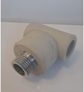 PPRC ERKEK TE Ø20x1/2"X20 ( EGE YILDIZ ) GRİ