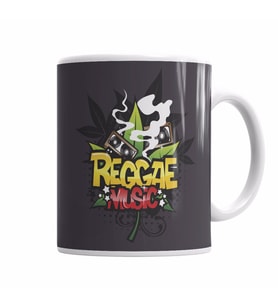 Reggae Music Müzik Kupa Bardak Porselen