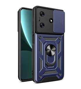 Coverzone Tecno Spark 10C ?le Uyumlu PhoenixShield Kamera Korumal? Kapak Tam Koruma Manyetik Vega Kapak Lacivert