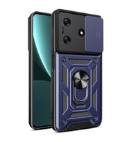 Coverzone Tecno Spark 10C ?le Uyumlu PhoenixShield Kamera Korumal? Kapak Tam Koruma Manyetik Vega Kapak Lacivert